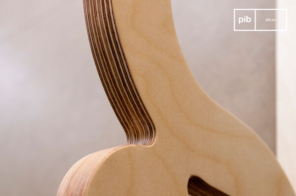 La struttura ha una forma molto originale.