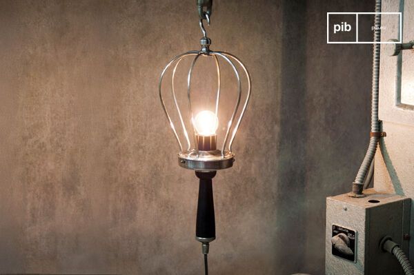 Lampada da officina sospesa in metallo Lerwick
