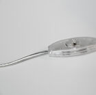 L'interruttore è traslucido e mostra il meccanismo.