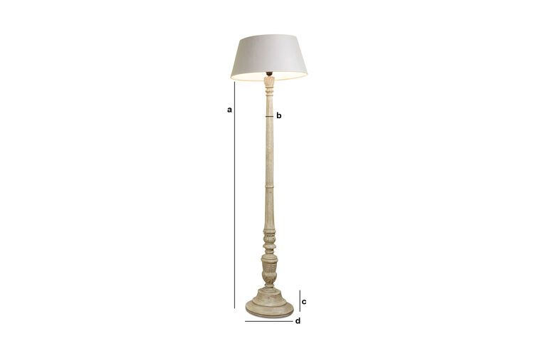 Dimensions du produit Lampadaire Annonciade