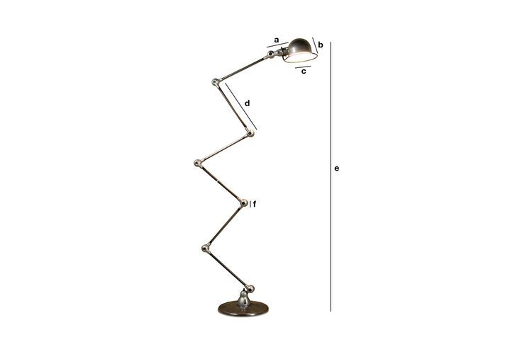 Dimensions du produit Lampadaire Jieldé Loft