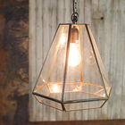 Lampadario in vetro Trapèze