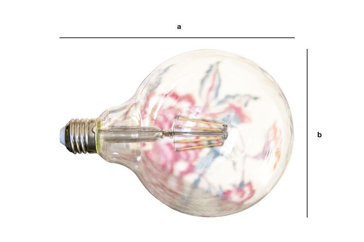 Dimensioni del prodotto Lampadina LED 13 cm con filamento