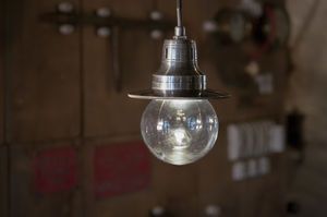 Lámpara colgante plateada Charlie