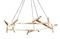 Miniatura Gran candelabro de latón Izaar Clipped