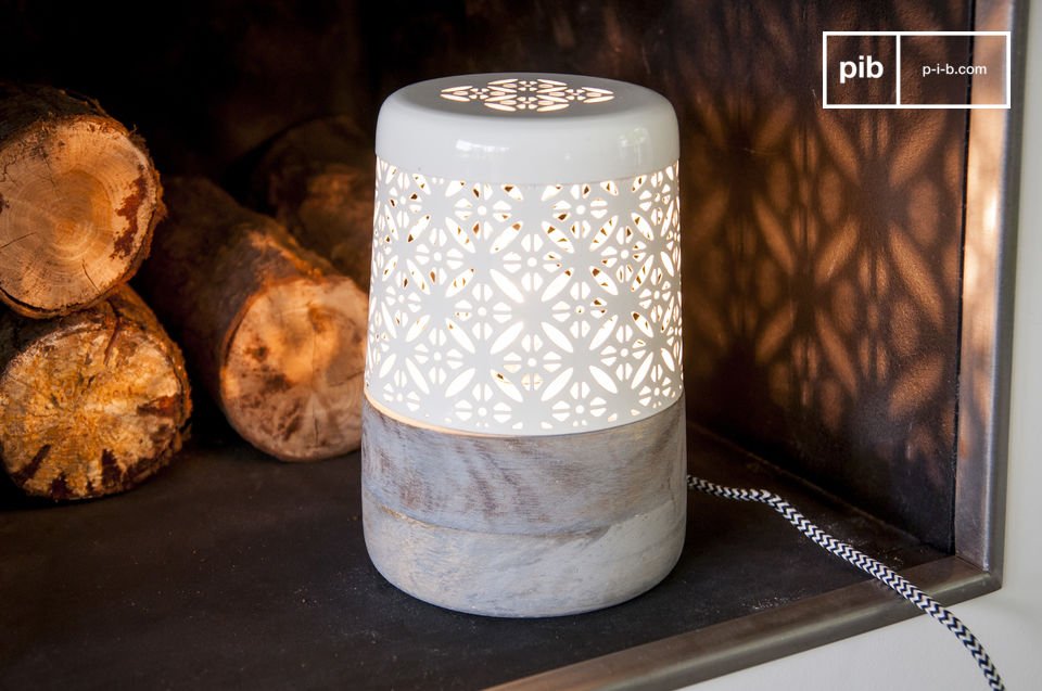 Una bonita luminaria para una decoración escandinava de éxito.