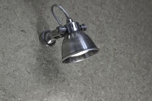 Aplique plateado para pared Bistrot