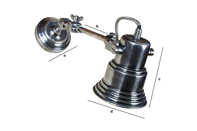 Dimensiones del producto Lámpara de pared Mons