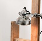 Lampe à étau en laiton argenté Maro