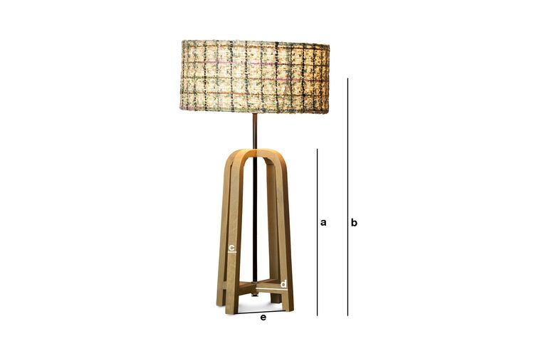 Dimensions du produit Lampe de table Andersen