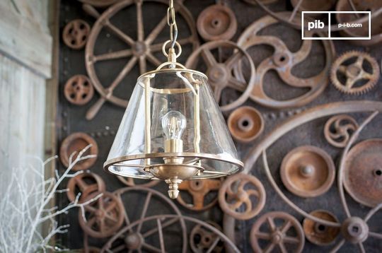 Lampe suspendue en verre