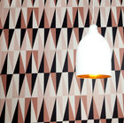 Belle suspension blanche ne porcelaine.