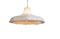 Miniatuur Witte stoffen hanglamp Lana Productfoto