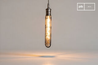 Lange metalen hanglamp Lava