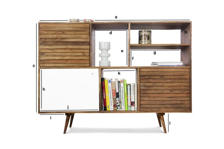 Productafmetingen Lange Stockholm dressoir