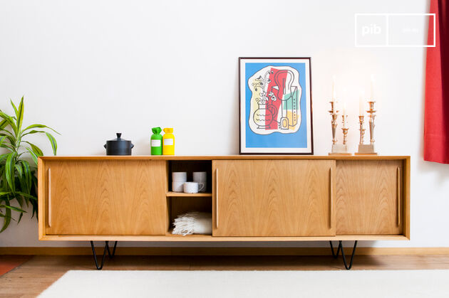 Large light oak sideboard Fiska