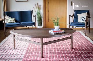 Large triangular coffee table Arne