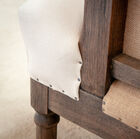 The structure and the burlap are left visible