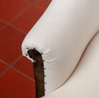 The fabric is made of a mixture of linen and cotton