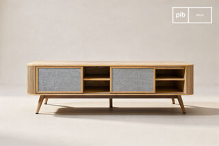 Light wood TV unit Lulea