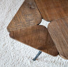 Beautiful work of embedding wooden parts.