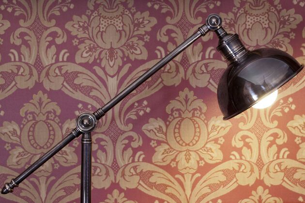 Liseuse orientable en métal argenté Elkins