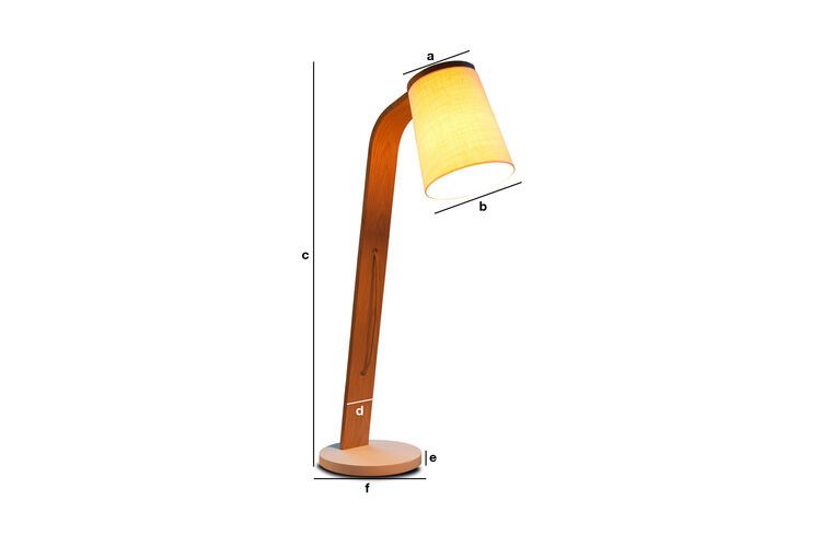 Product Dimensions Lodge wooden standard light