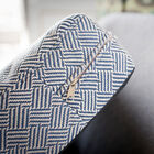 The fabric has elegant geometric patterns.