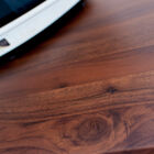 The walnut of the chest of drawers has kept its beautiful natural appearance.