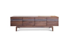 Low walnut buffet Neliö