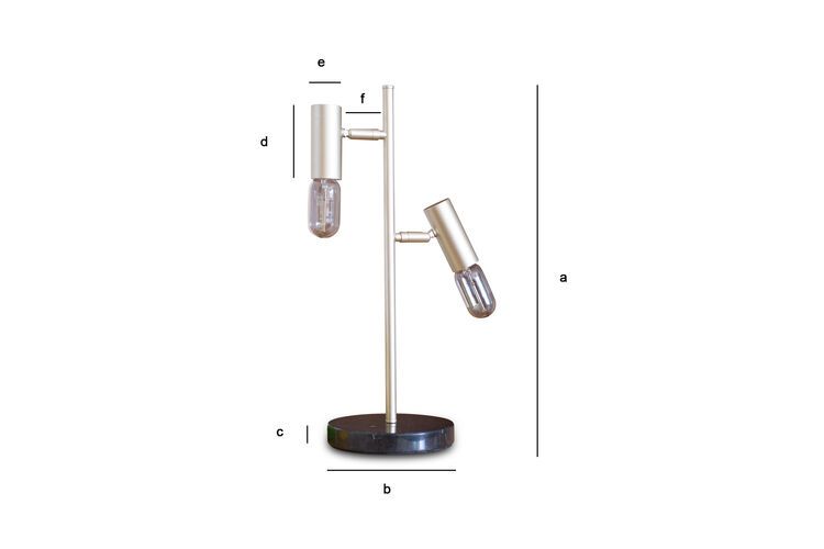 Product Dimensions Retro table lamp Lubeck