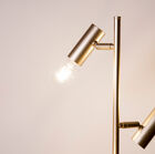 Een prachtige buisvormige metalen structuur met een sublieme gouden kleur.