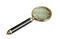 Miniatura Lupa de metal dorado Sherlock Clipped