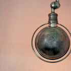 Luminaire with undeniably industrial lines.