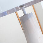 Lampshade in lacquered glass for perfect light diffusion.