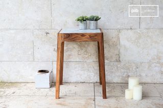 Marmori Marble End Table