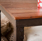 The combination of raw wood and metal is superb.