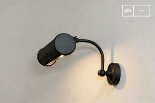 Matte zwarte schilderij wandlamp Black Factory