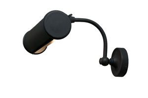 Matte zwarte schilderij wandlamp Black Factory