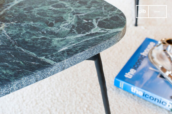 The side finish has rough lines, rough to the touch.