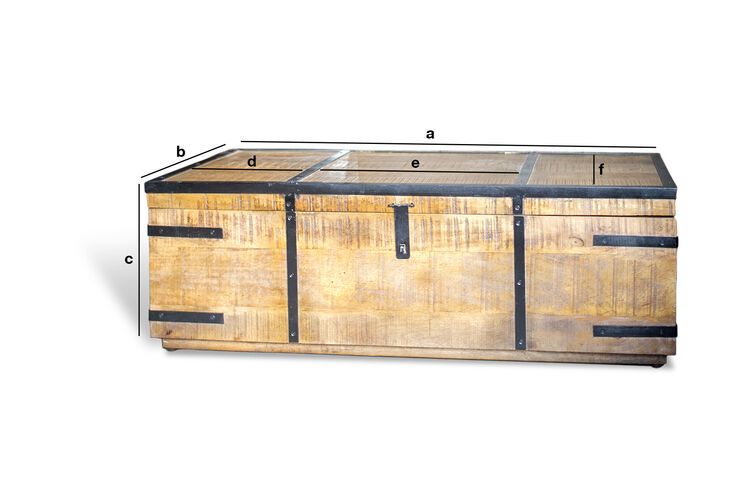 Product Dimensions Storage trunk Mayfair
