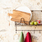 Beautiful metal wall shelf.