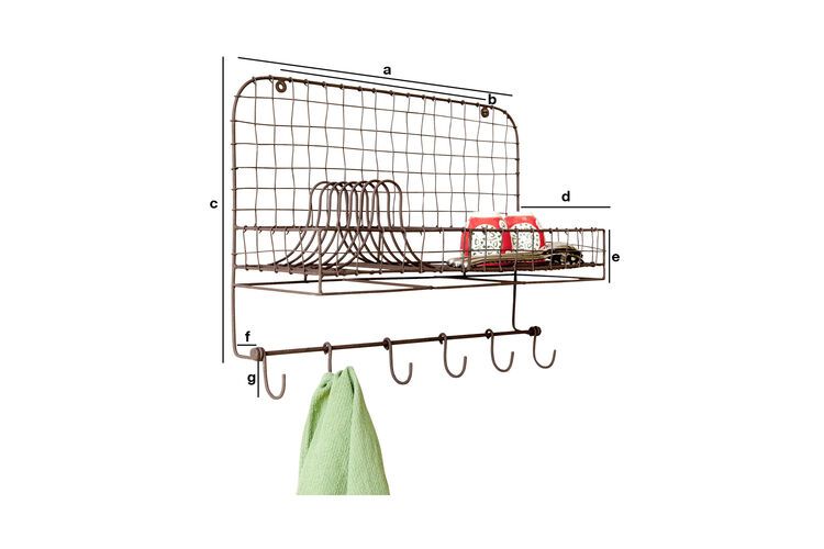 Product Dimensions Metal wall shelf Mélina