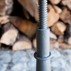 The table turns to adjust the height.