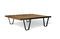 Miniatura Mesa de centro de teca maciza Bay Teck Clipped