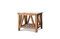 Miniatura Mesa de centro cuadrada de madera maciza Cadynam Clipped
