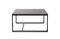 Miniatura Mesa de café de mármol negro Avedore Clipped