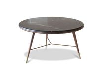 Mesa de centro de mármol negro