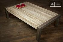 Mesa de centro de teca reciclada Saint Louis