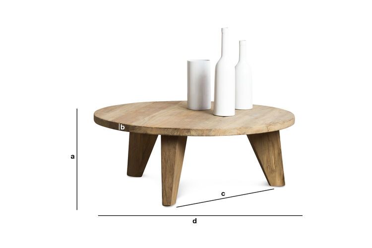 Dimensiones del producto Mesa de centro Hërkal